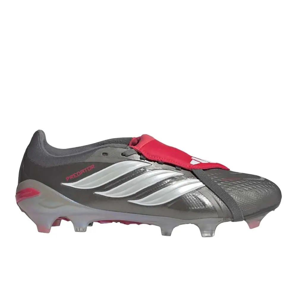 Adidas shoes - adidas Predator Pro FoldOver Tongue Firm Ground Soccer Cleats - JR3324 - Grey 7
