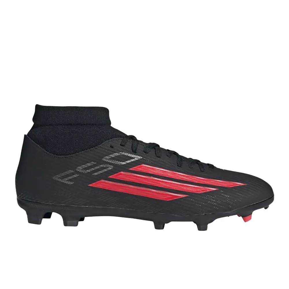 Adidas F50 League Mid Cut Firm Groundmulti Ground Soccer Cleats Mens Black Red