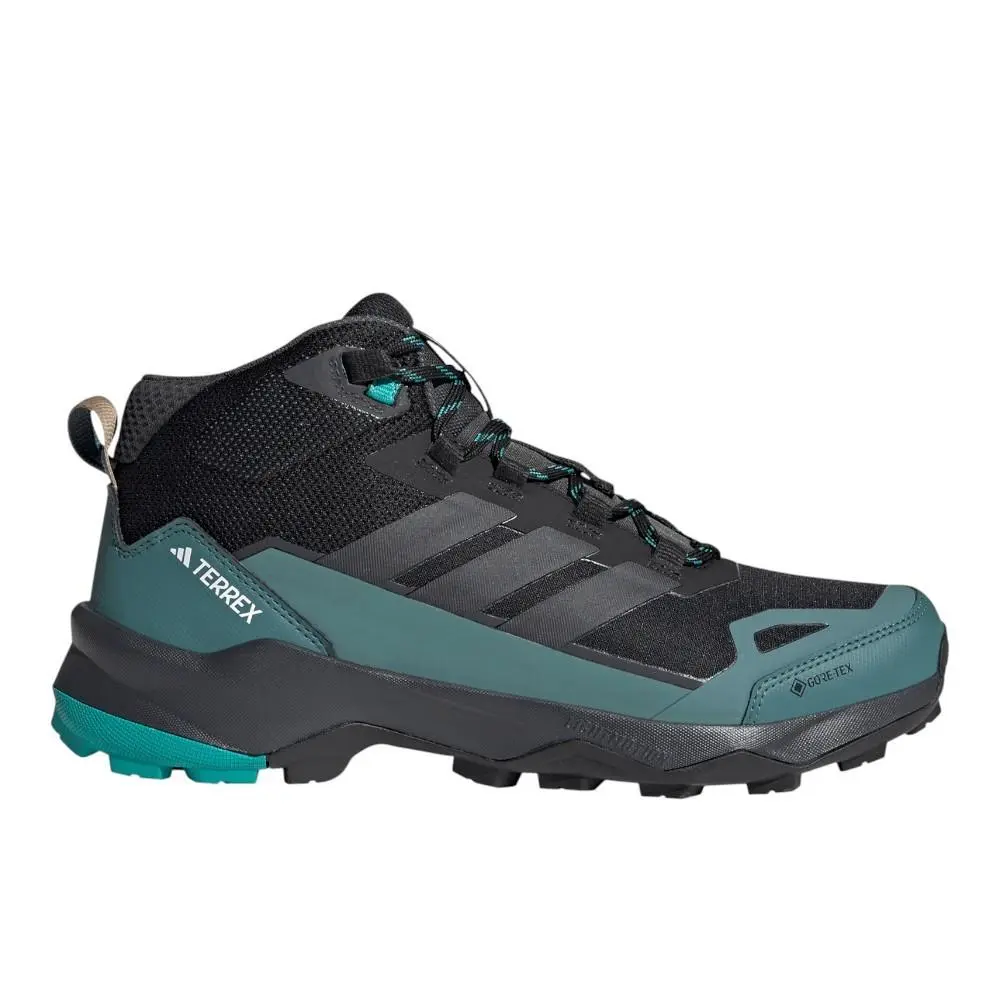 Adidas Terrex Skychaser Ax5 Mid Goretex Hiking Mens Black Blue Sneakers Athlet