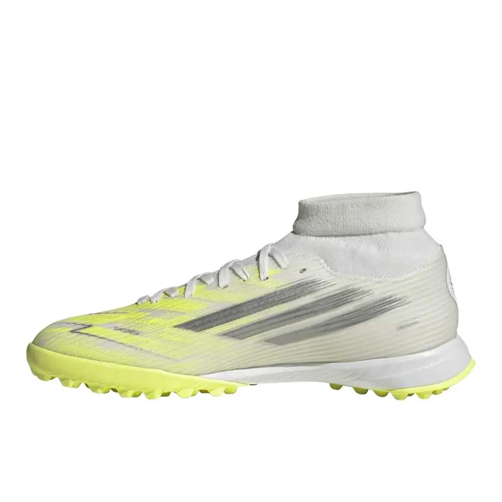 Adidas shoes - adidas F50 Sparkfusion League Mid Cut Turf Soccer Cleats - JR9004 - White, Yellow 1
