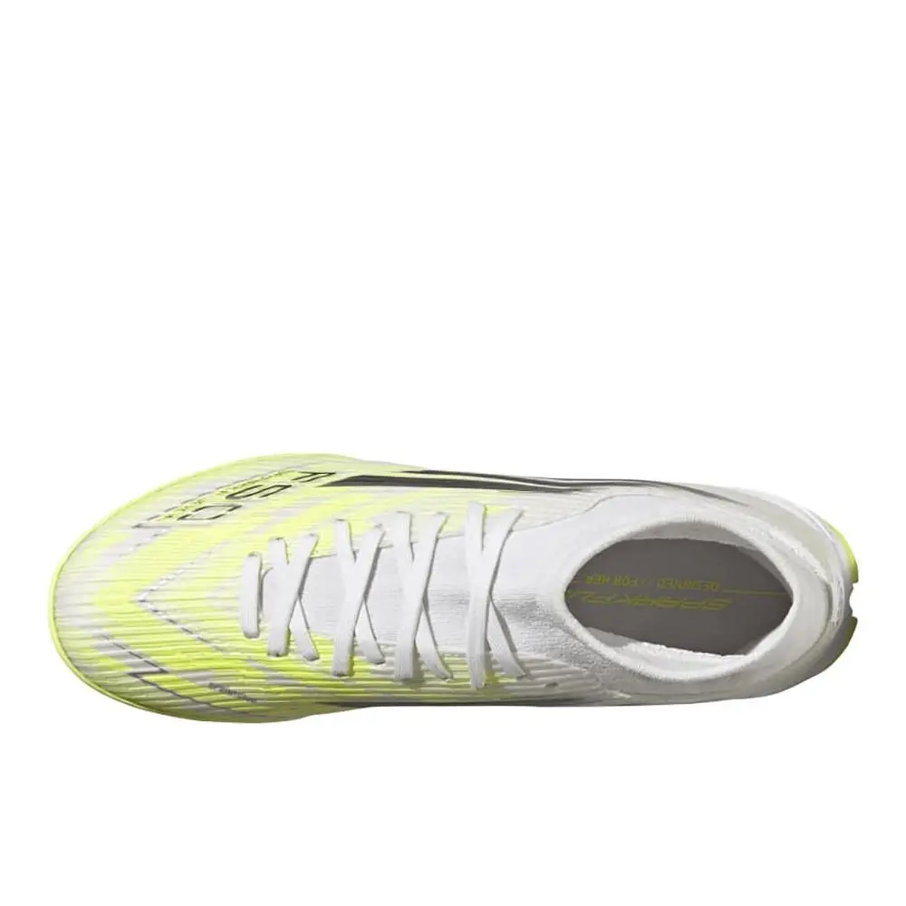 Adidas shoes - adidas F50 Sparkfusion League Mid Cut Turf Soccer Cleats - JR9004 - White, Yellow 2