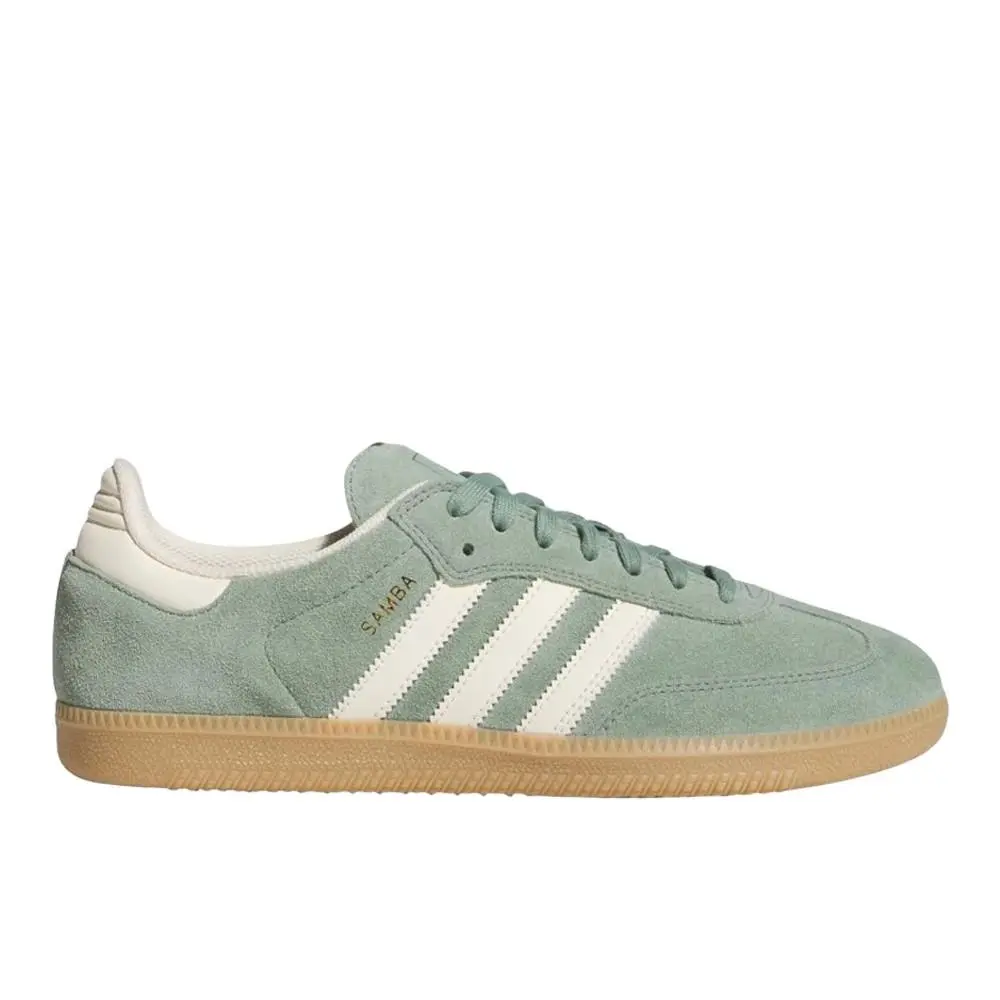Adidas Samba Skate Mens Green Sneakers Athletic Shoes JP5859
