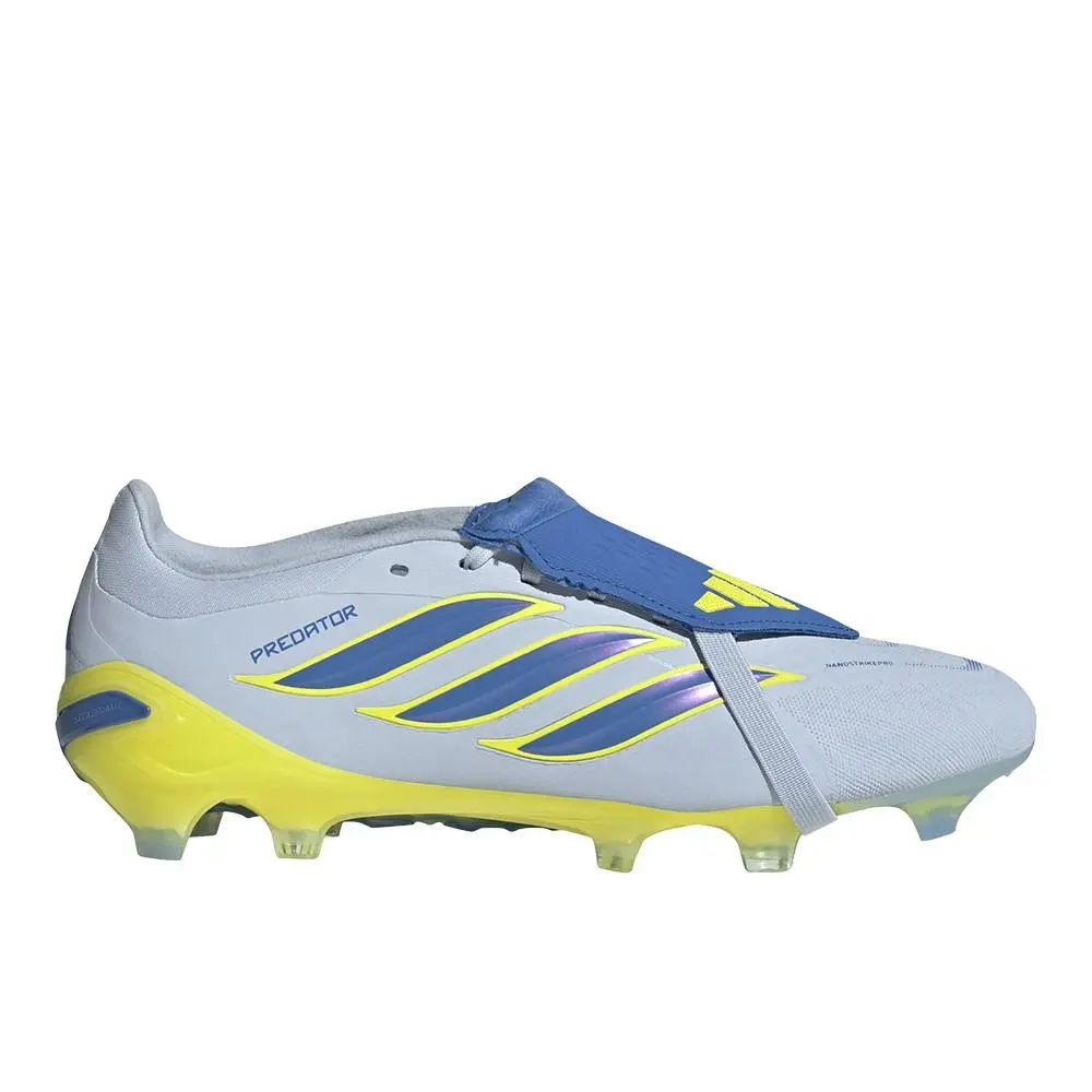 Adidas Predator Pro Foldover Tongue Firm Ground Soccer Cleats Mens Blue Yellow
