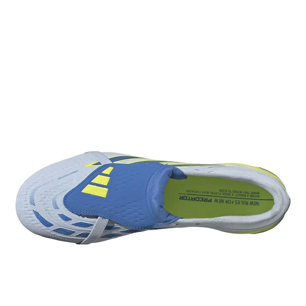 Adidas shoes - adidas Predator Pro FoldOver Tongue Firm Ground Soccer Cleats - JS0951 - Blue, Yellow 2