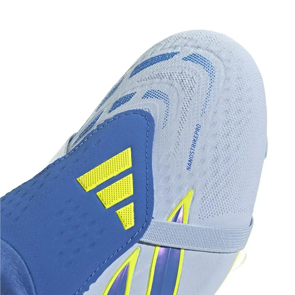 Adidas shoes - adidas Predator Pro FoldOver Tongue Firm Ground Soccer Cleats - JS0951 - Blue, Yellow 4