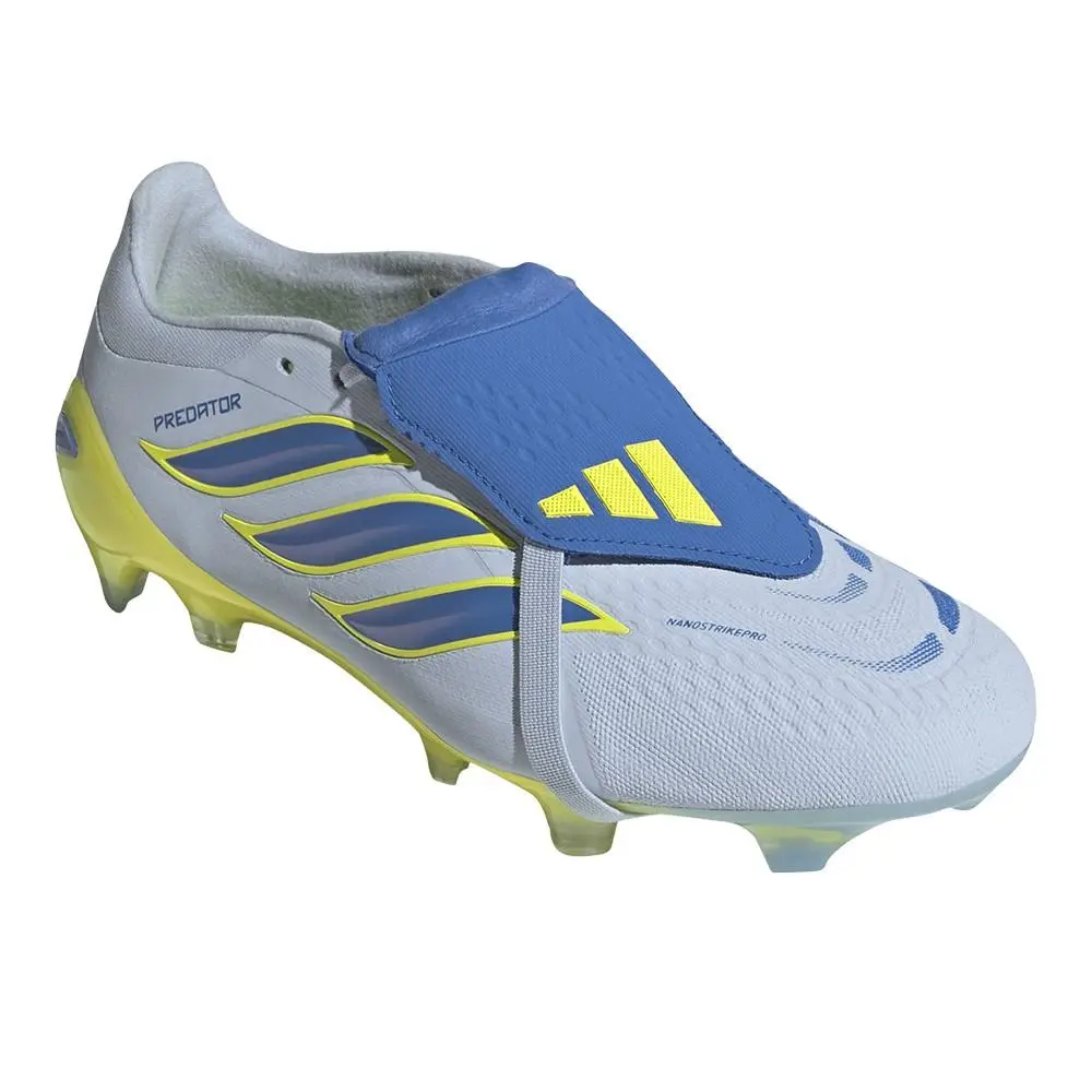 Adidas shoes - adidas Predator Pro FoldOver Tongue Firm Ground Soccer Cleats - JS0951 - Blue, Yellow 8