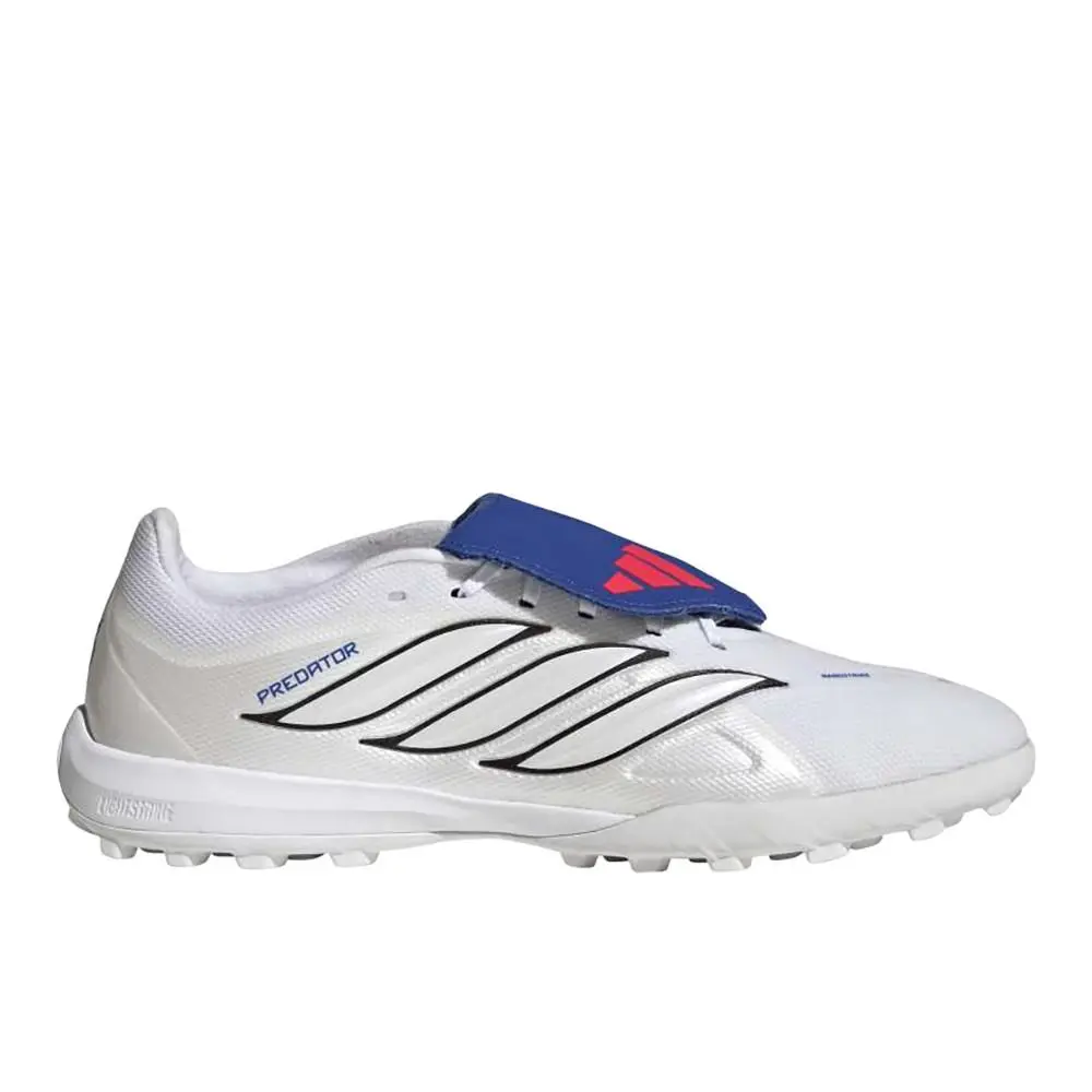 Adidas Predator League Foldover Tongue Turf Soccer Cleats Mens White Sneakers At