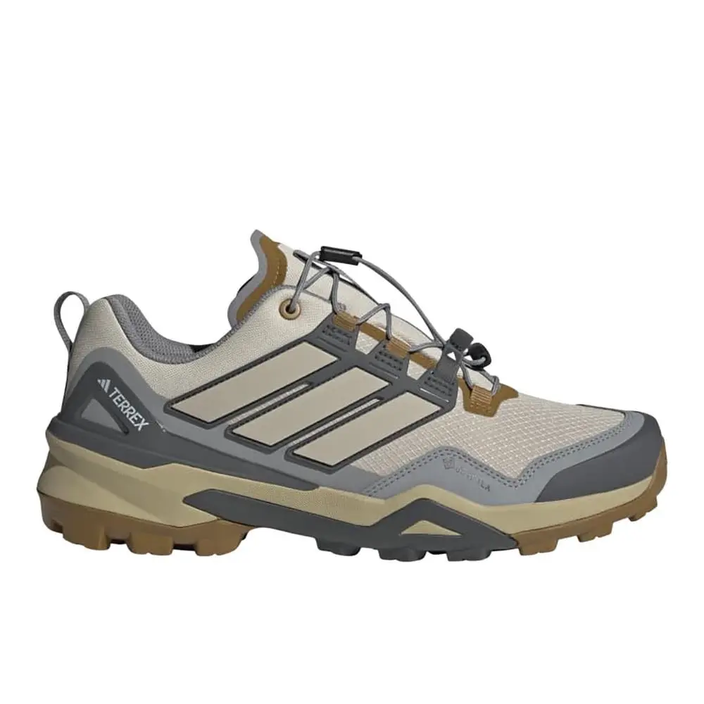 Adidas Terrex Skychaser Goretex Hiking Mens Beige Brown Sneakers Athletic Shoe