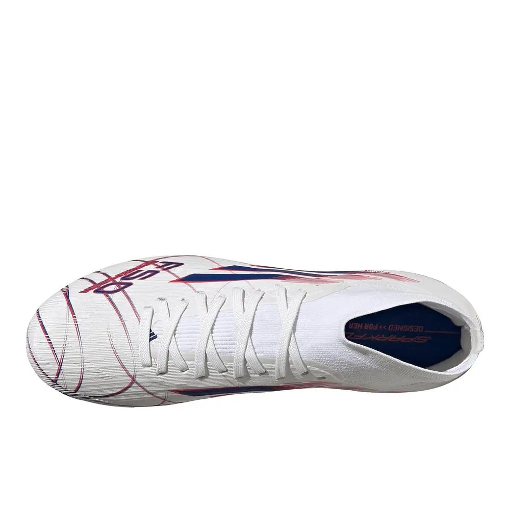 Adidas shoes - adidas F50 Sparkfusion Pro Mid Cut FirmArtificial Ground Soccer C - KJ1436 - White 2