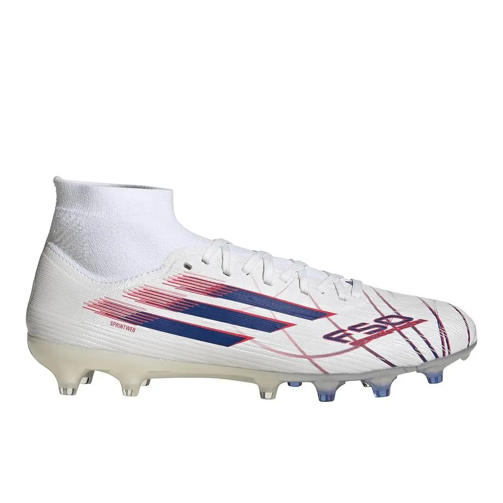 Adidas shoes - adidas F50 Sparkfusion Pro Mid Cut FirmArtificial Ground Soccer C - KJ1436 - White 7