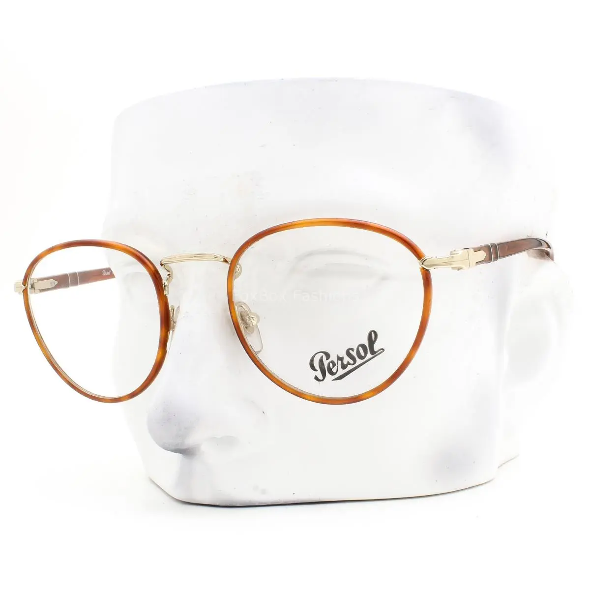 Persol Eyeglasses PO2410-V-J 1096 Glasses Brown Tortoise Pale Gold 49mm No Case