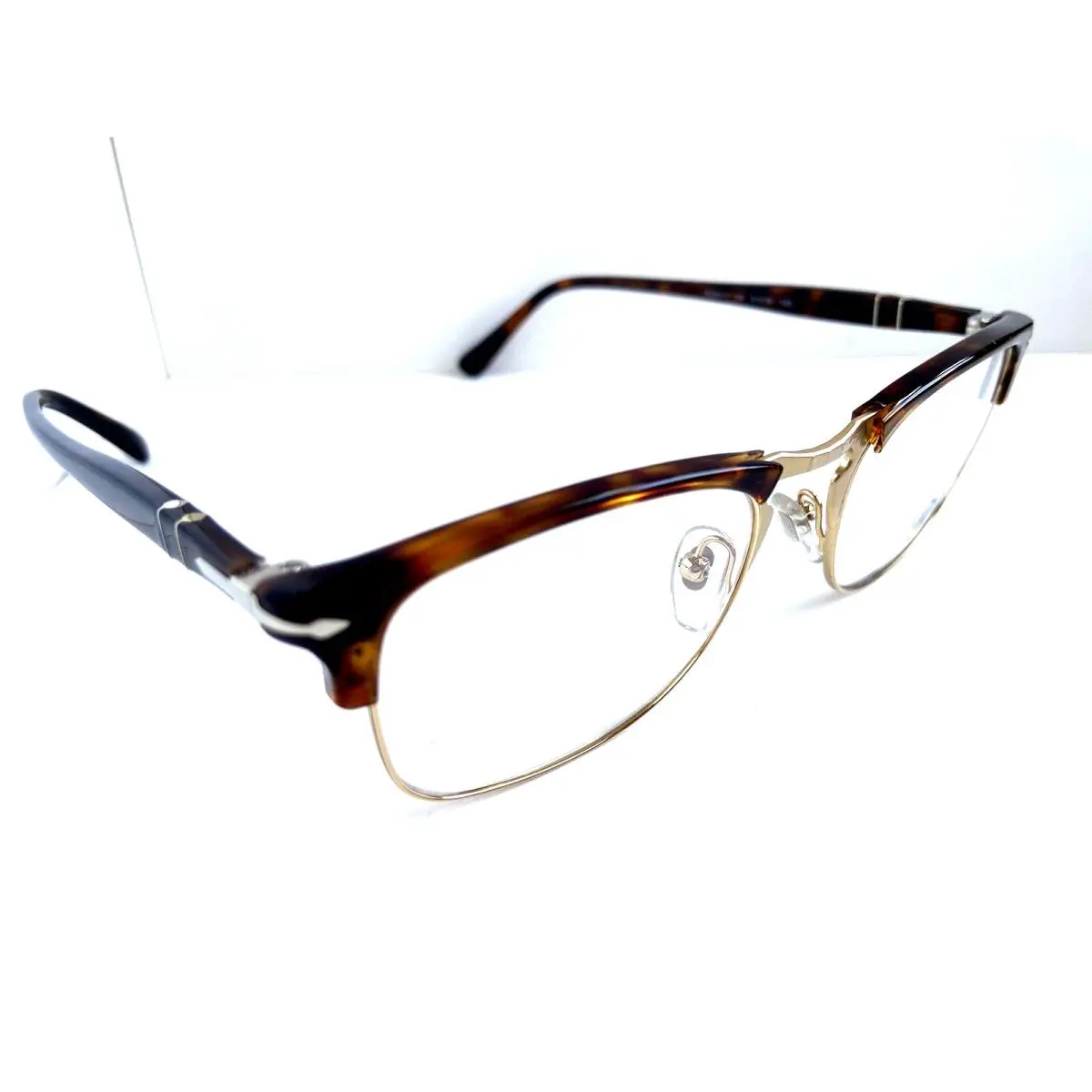 Persol 8359-V 24 Tortoise Gold 51mm Men`s Eyeglasses Frame Hand Made Italy