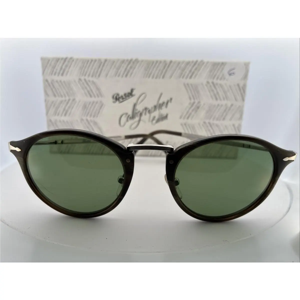 Persol 3166-S Calligrapher Edition Polarized Sunglasses Case and Cloth 145 mm