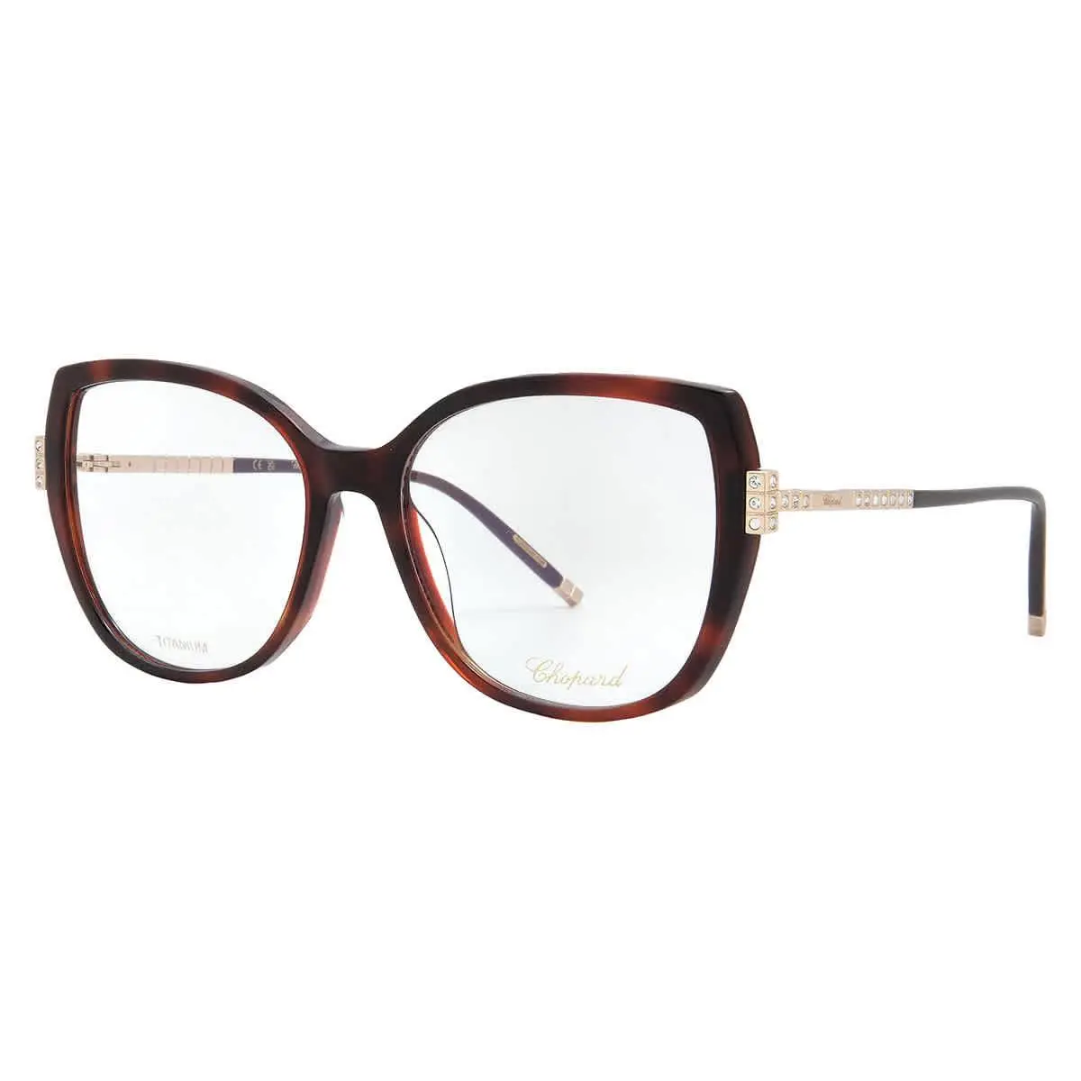 Chopard Demo Butterfly Ladies Eyeglasses VCH360S 0909 55 VCH360S 0909 55