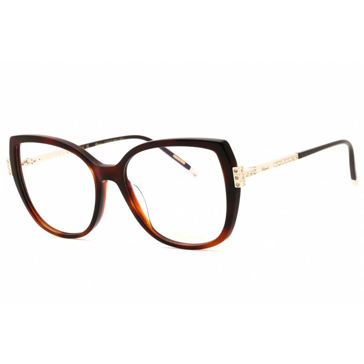 Chopard VCH360S-909-55 Eyeglasses Frame Size 55mm 17mm 135mm Havana Women 19060