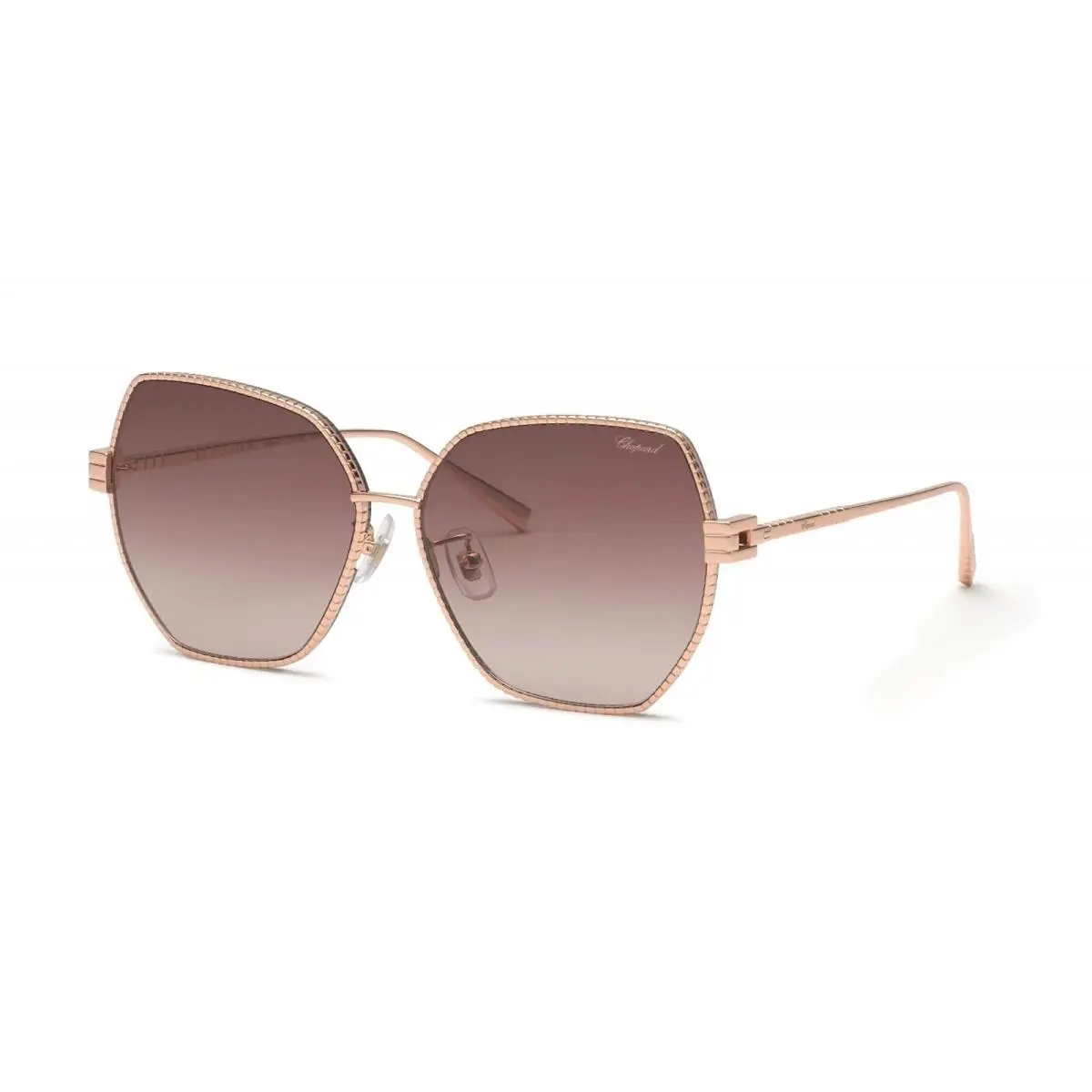 Occhiali da Sole  SCHL28M Rose Gold/brown Red Shaded 59/15/135 Unisex by Chopard