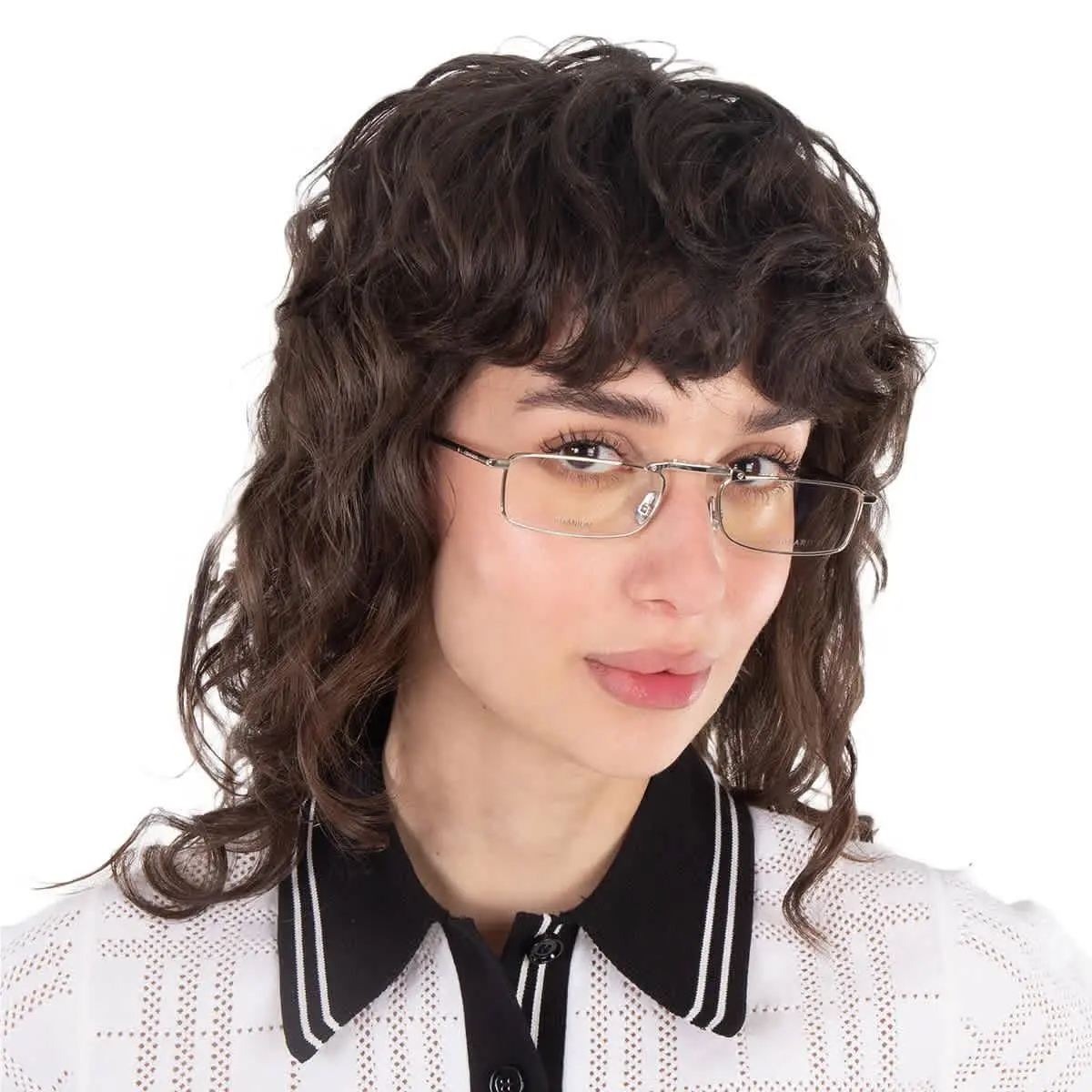 Chopard Demo Rectangular Ladies Eyeglasses VCHD86M 0579 55 VCHD86M 0579 55