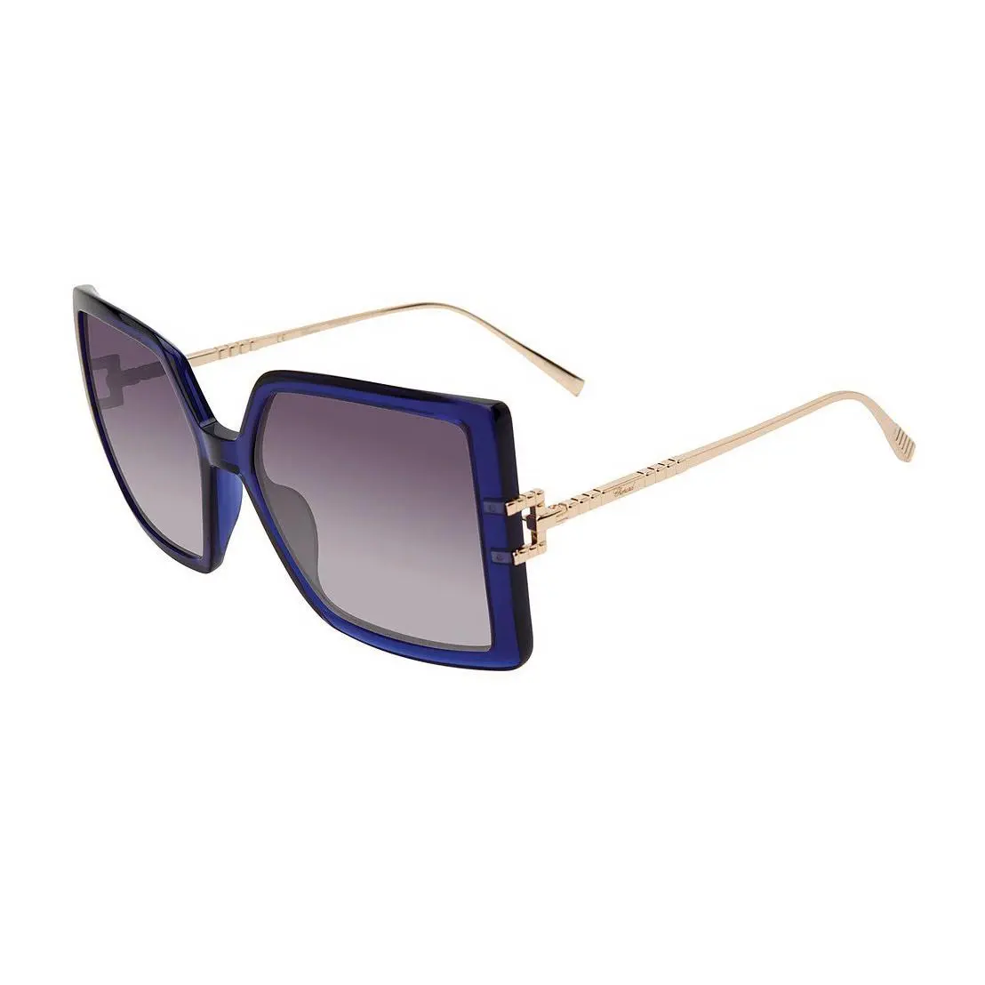 Sch 334 06NA Blue Gold Sunglasses Tight Fit Titanium SCH334 by Chopard