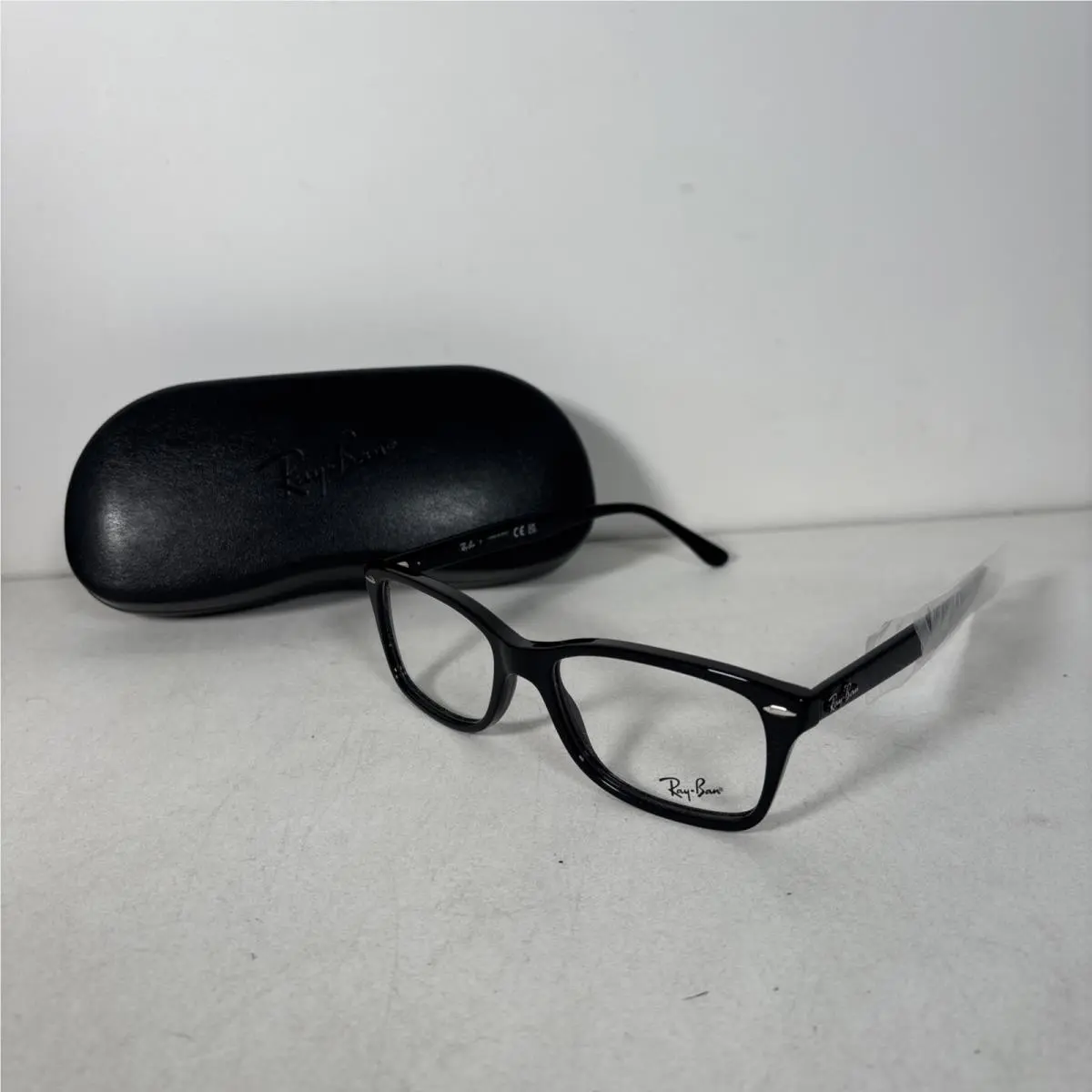 Ray Ban Eyeglasses 5228 2000 Shiny Black Plastic Frame 50mm Frames Only