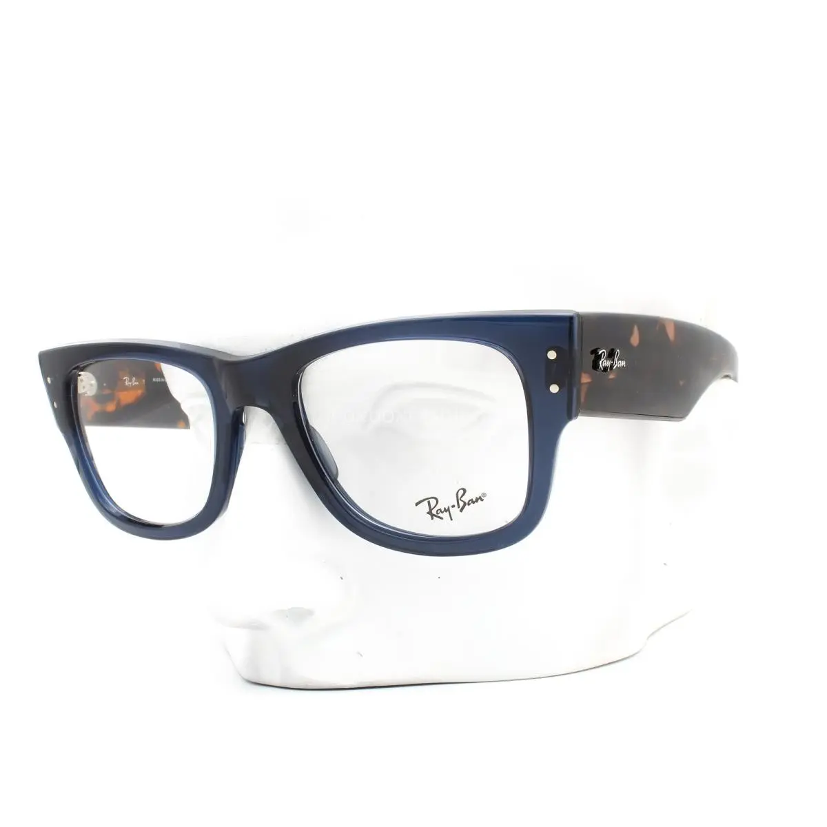 Ray-ban Mega Wayfarer Optics Eyeglasses Glasses RB0840V Blue Tortoise W/case
