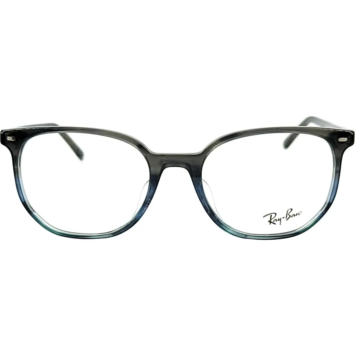 Ray Ban RB5397F Unisex Plastic Eyeglass Frame 8254 Striped Grey 52-19 w Case