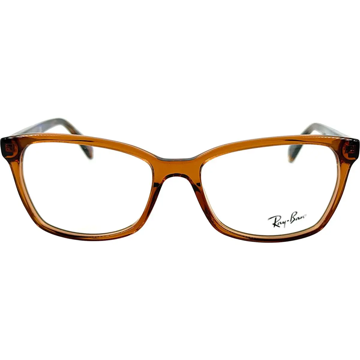 Ray Ban RB5362 Womens Plastic Eyeglass Frame 8179 Transparent Brown 54-17 w Case