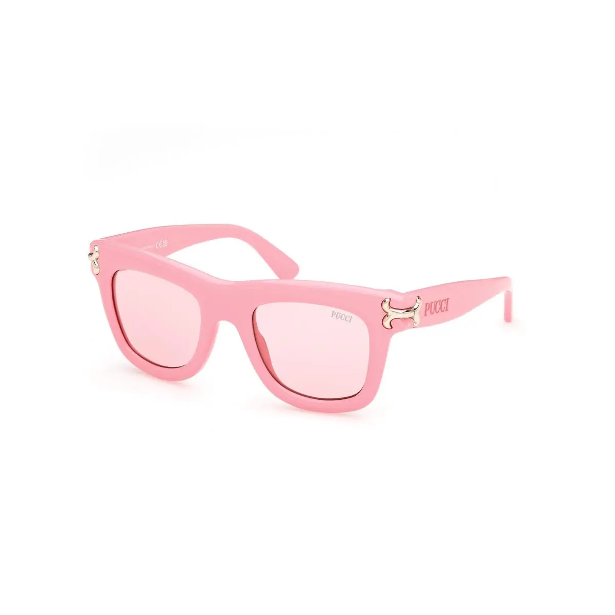 Emilio Pucci EP 0222 Shiny Light Pink / 72S Size 50 Sunglasses