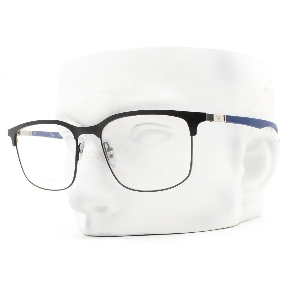 Ray-ban Liteforce Eyeglasses Glasses RB 6518 3171 Matte Black Blue 57mm W/case