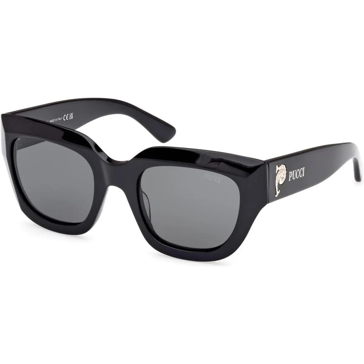 Emilio Pucci EP 0215 Shiny Black / 01A Size 51 Sunglasses