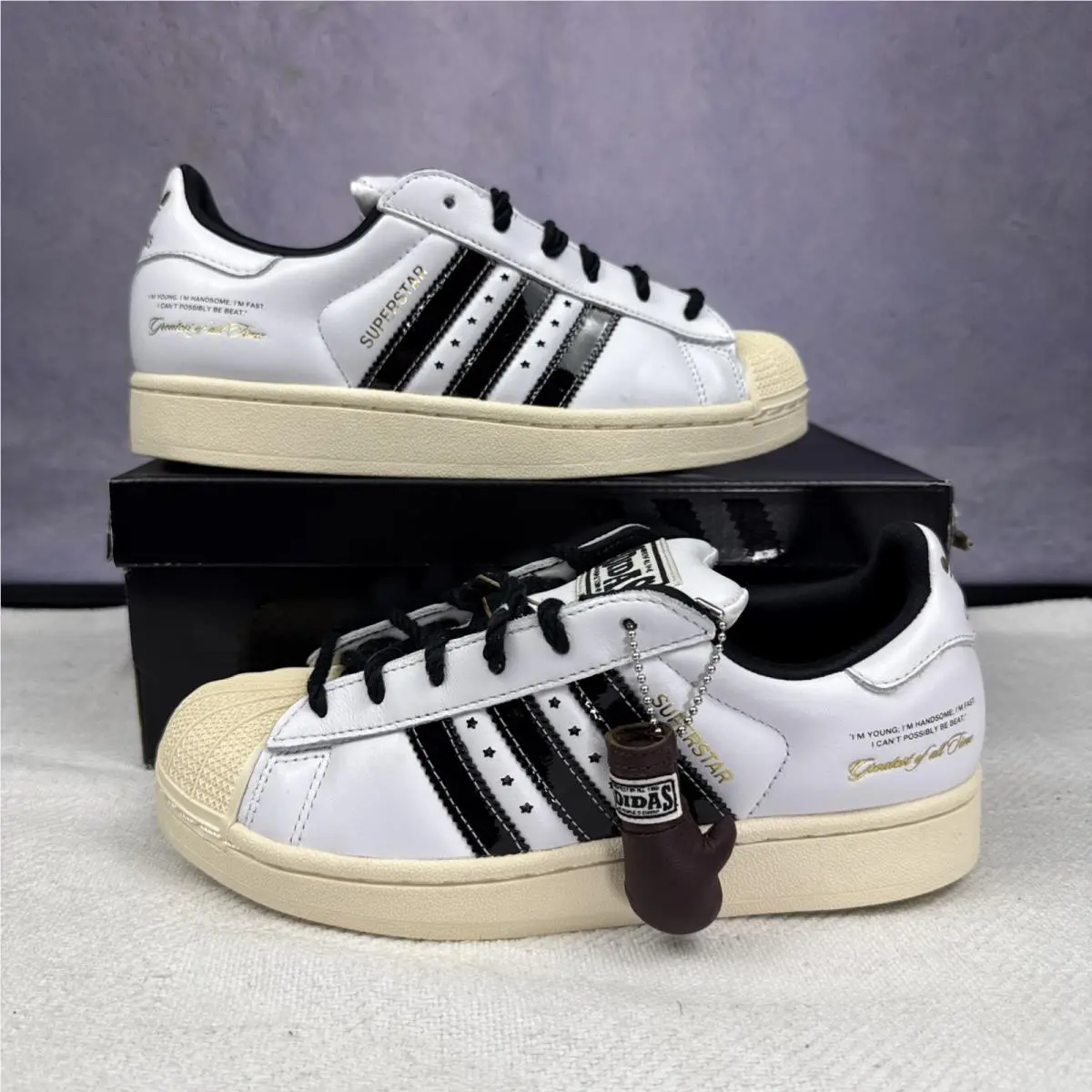 Adidas Superstar II Muhammad Ali Size 5M 6W KJ4278