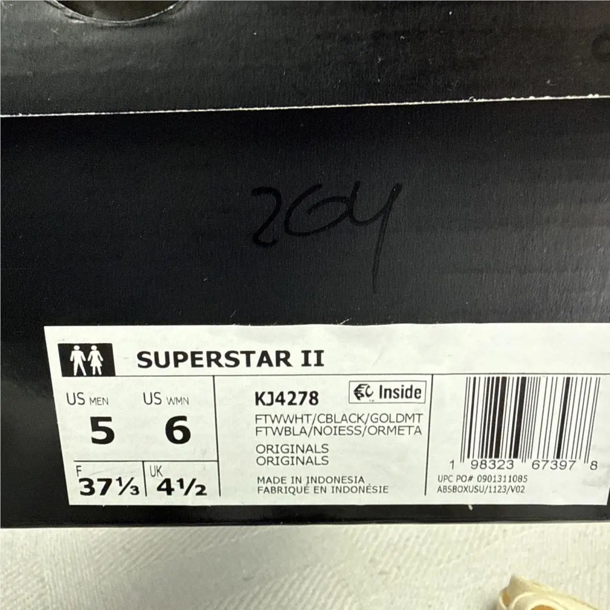 Adidas shoes - adidas Superstar - Superstar - KJ4278 - White, Manufacturer: Cloud White/Core Black (UPC: 0198323673978) 8