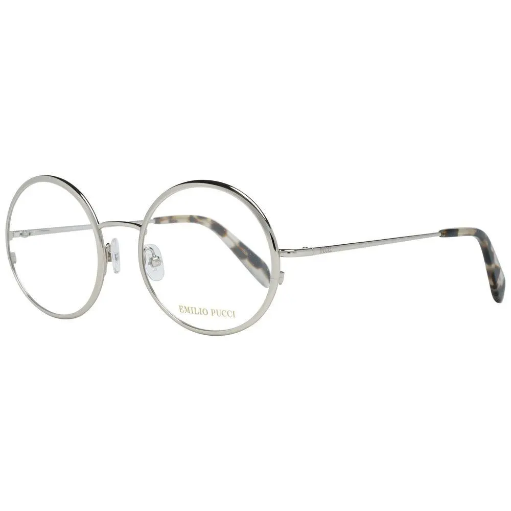 Emilio Pucci Gray Metal Glasses Frames