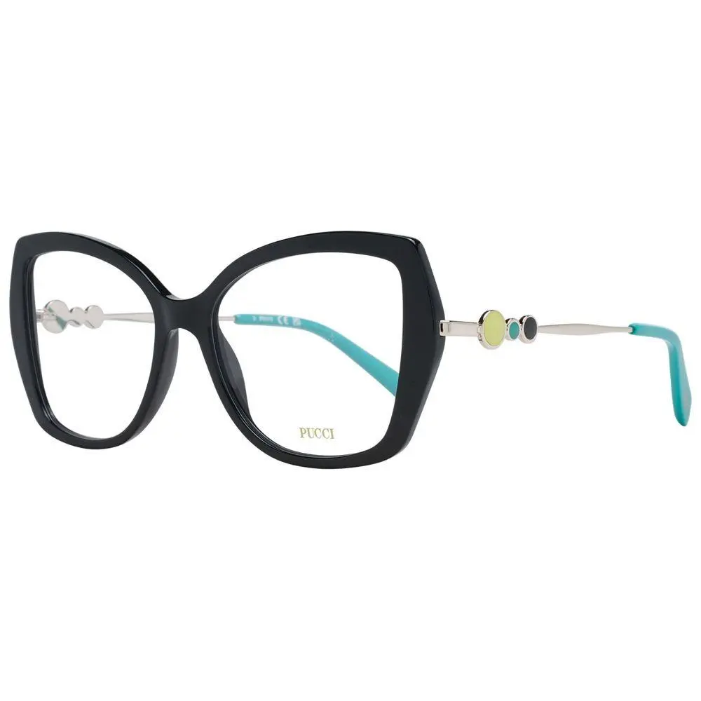 Emilio Pucci Black Plastic Glasses Frames - PU-1049631