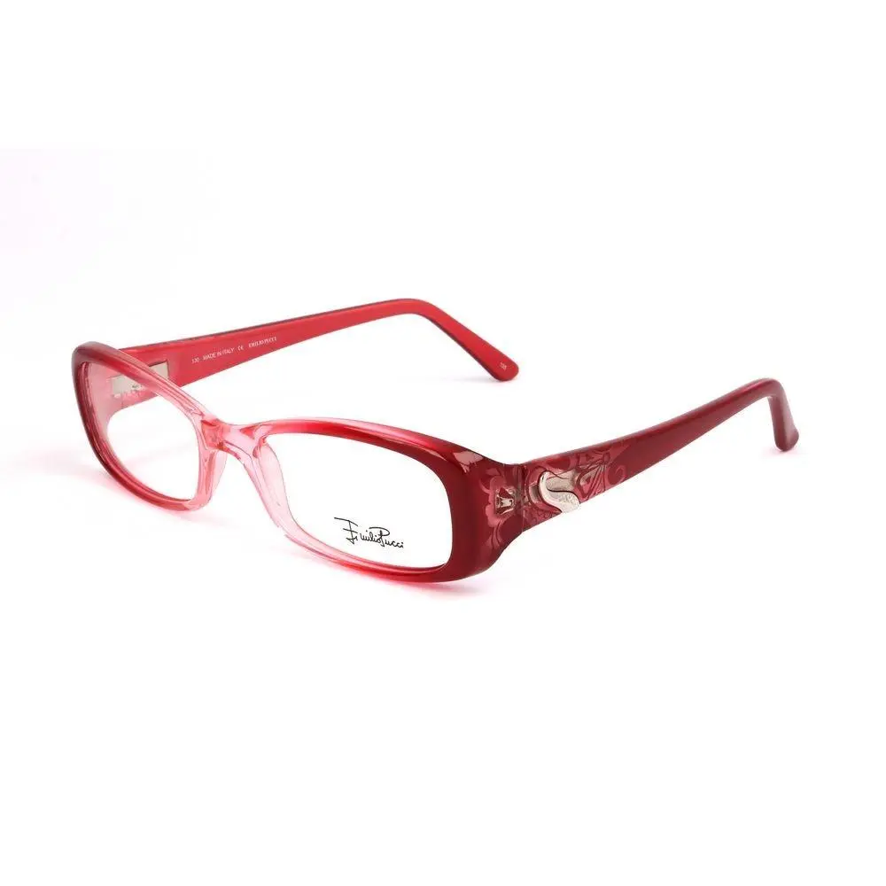 Emilio Pucci Red Plastic Glasses Frames