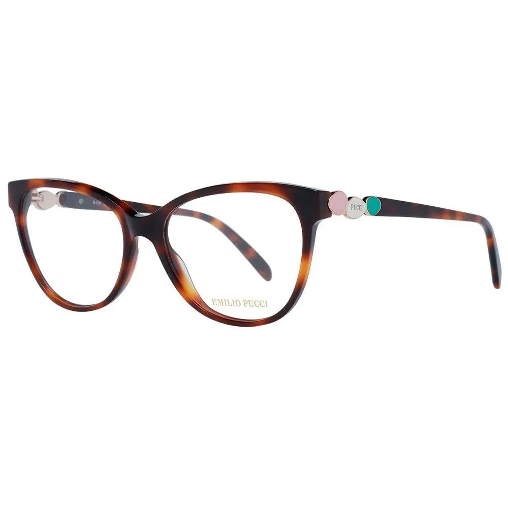 Emilio Pucci Brown Acetate Glasses Frames - PUEP515154052AC