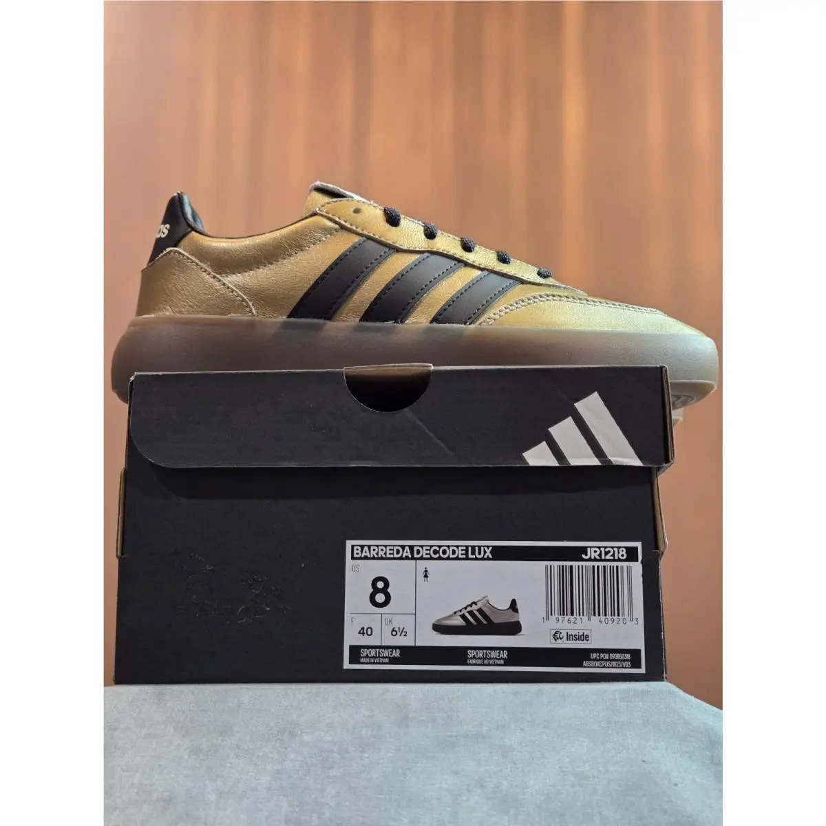 Adidas shoes - adidas Barreda Decode LUX - Barreda Decode LUX - JR1218 - Gold 6