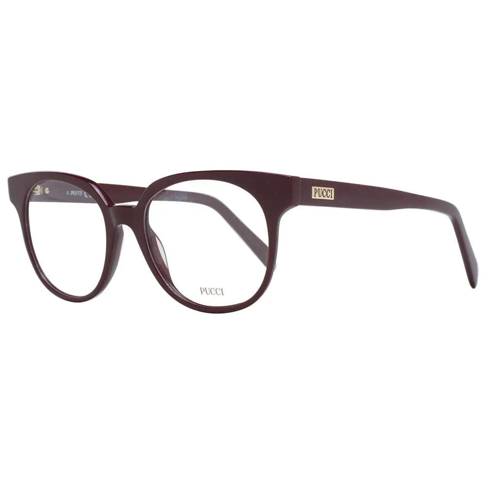Emilio Pucci Burgundy Plastic Glasses Frames - PU-1049648
