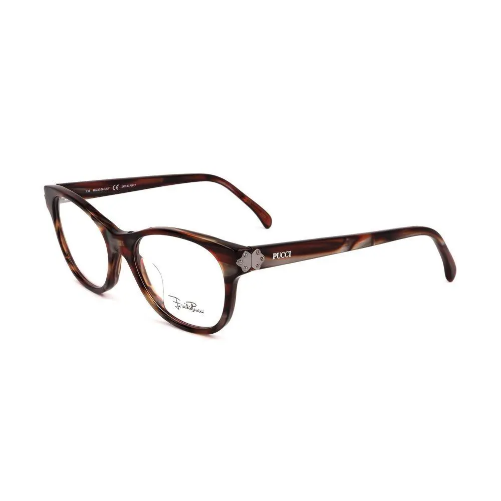 Emilio Pucci Red Plastic Glasses Frames