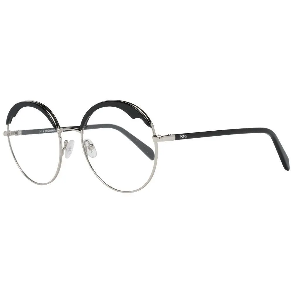 Emilio Pucci Black Metal Plastic Glasses Frames - PU-1029562