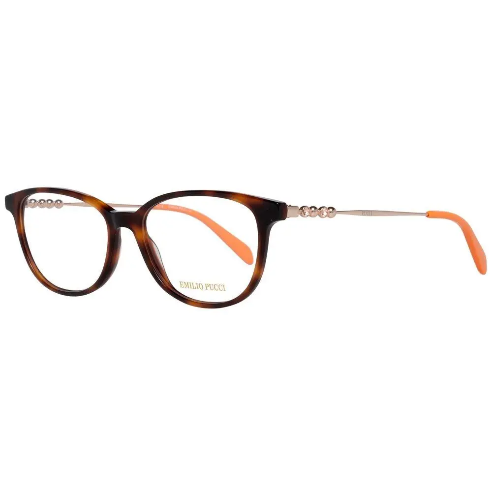 Emilio Pucci Brown Plastic Glasses Frames - PUEP513755052AC