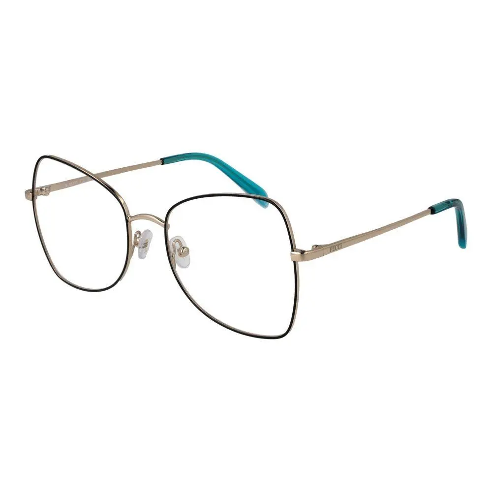 Emilio Pucci Black Metal Glasses Frames