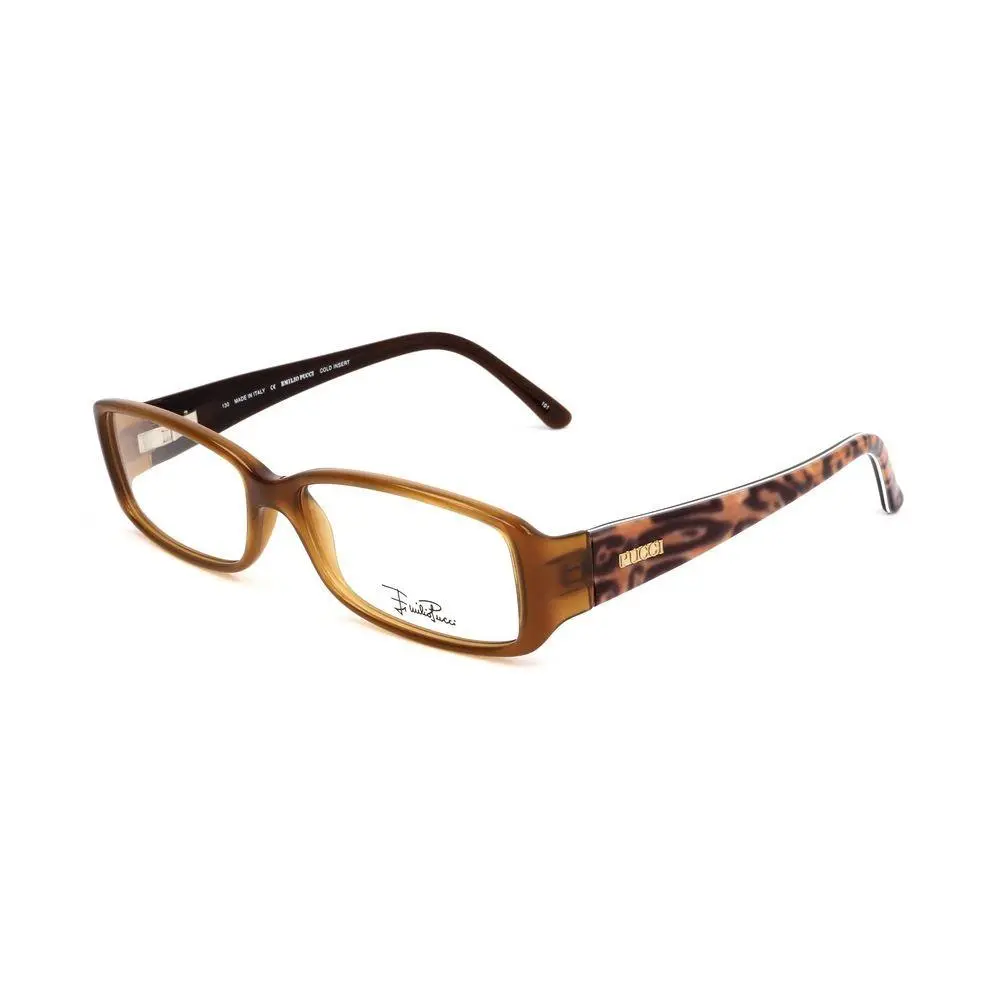 Emilio Pucci Brown Plastic Glasses Frames - EPEP2658201AC