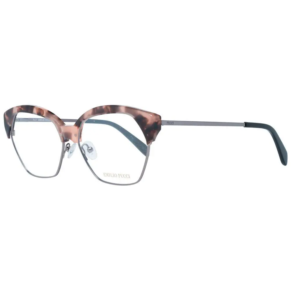 Emilio Pucci Brown Metal Glasses Frames