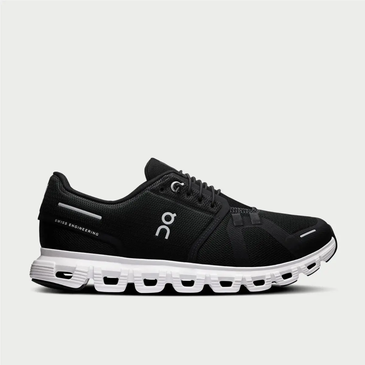 ON Cloud 6 Women`s Sneakers Black/white Running Shoes