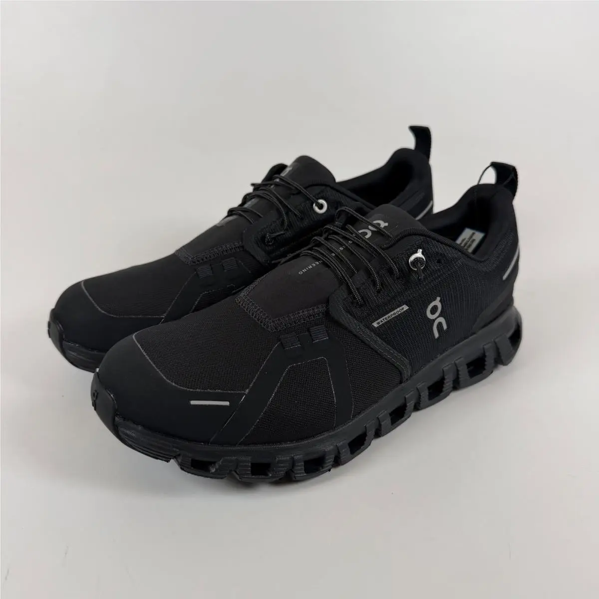 On Running Cloud 5 Waterproof All Black Women Running Shoes 3WF10051043 Size 10W