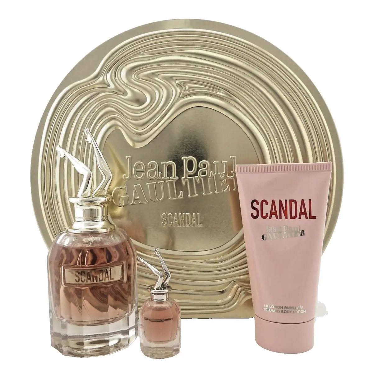 Jean Paul Gaultier Scandal 2.7 oz 6 ml Edp + 2.5 oz B/lotion. Women`s Set