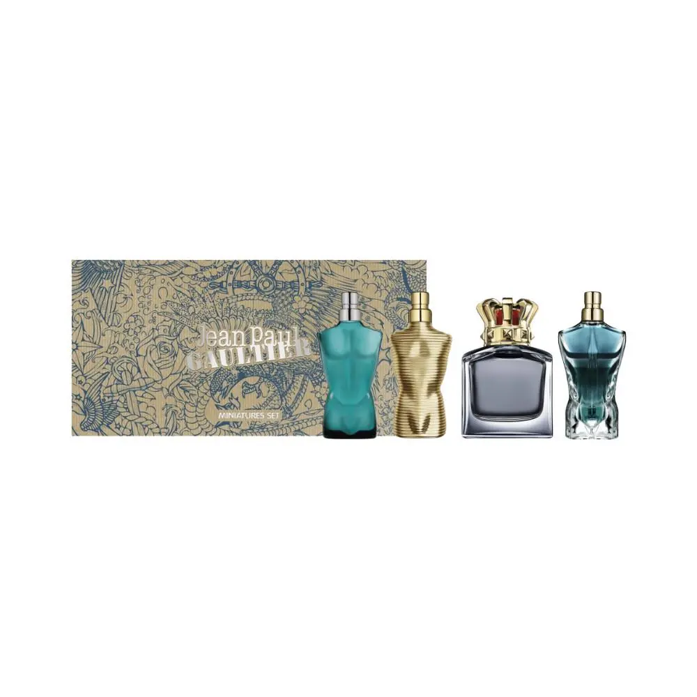 Jean Paul Gaultier Men`s 4-PC Mini Fragrance Gift Set
