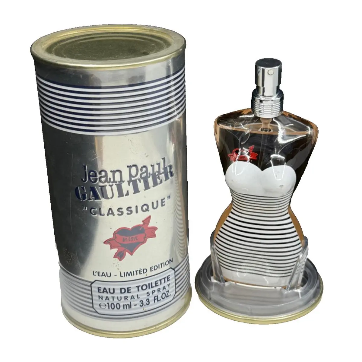 Jean Paul Gaultier Classique L`eau Limited Edition Sailor Girl 3.3 oz Read