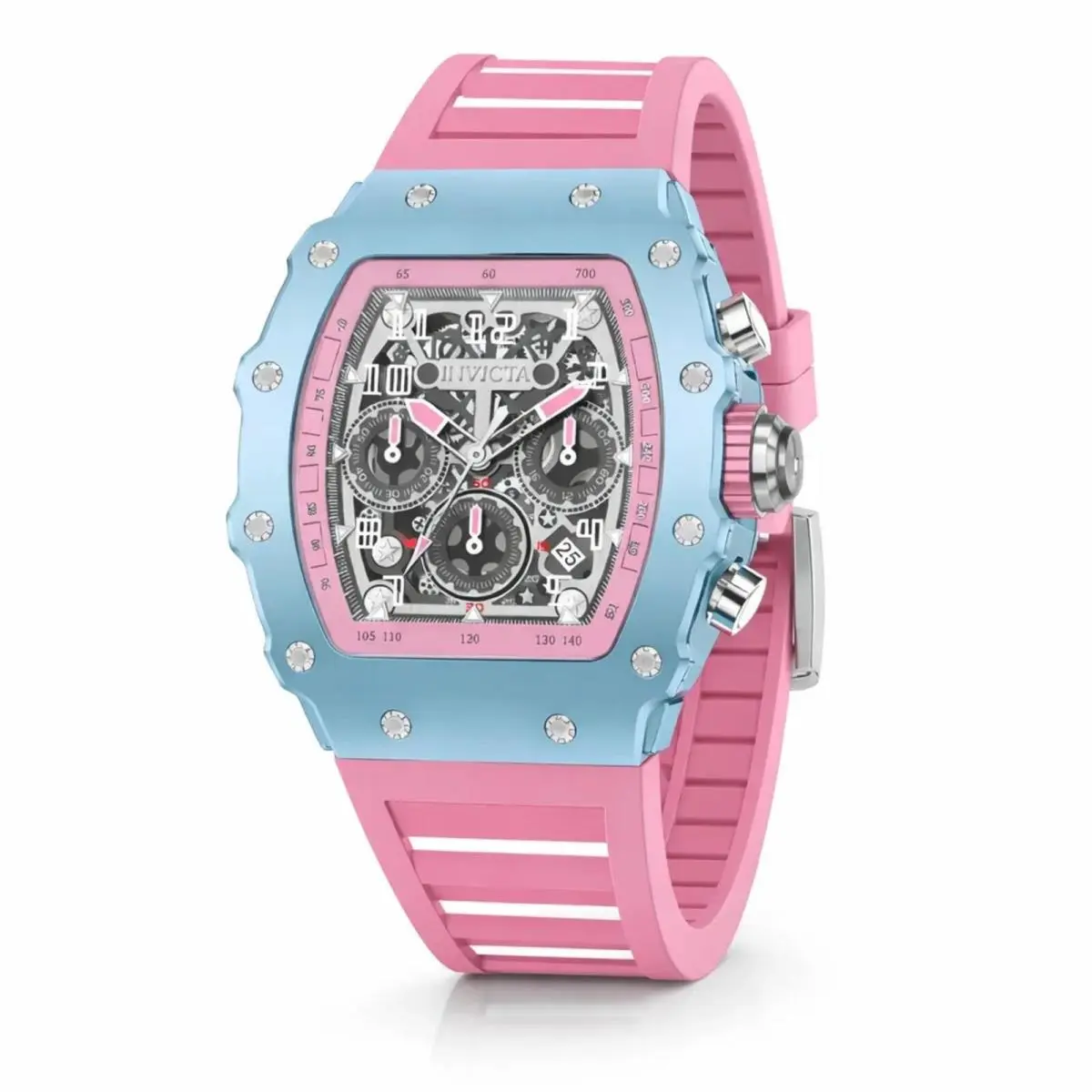 Invicta Racing Miami Vice - Nitro Gen Men`s Watch 43mm Pink 69706