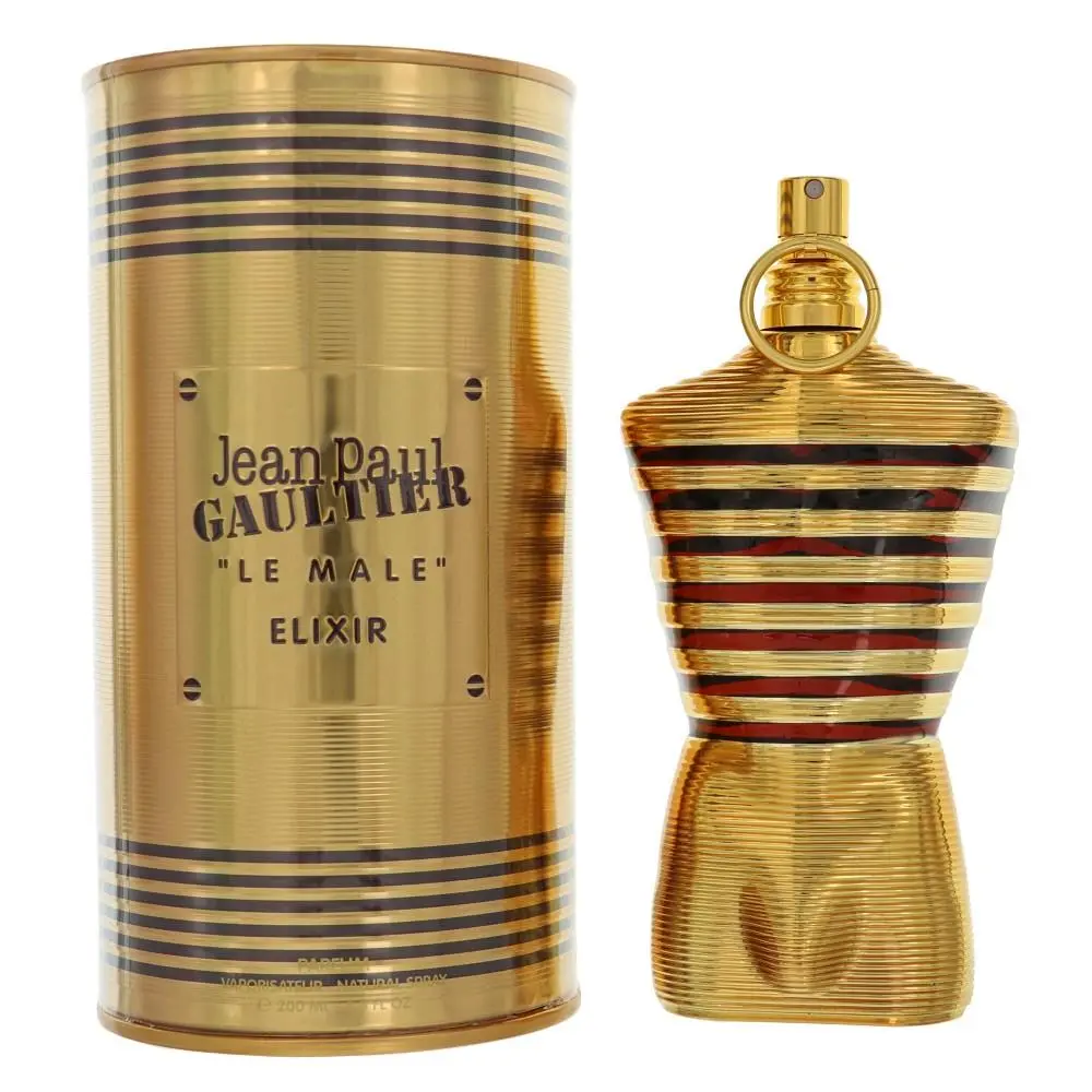 Le Male Elixir 6.8 Parfum Spray by Jean Paul Gaultier Box For Men